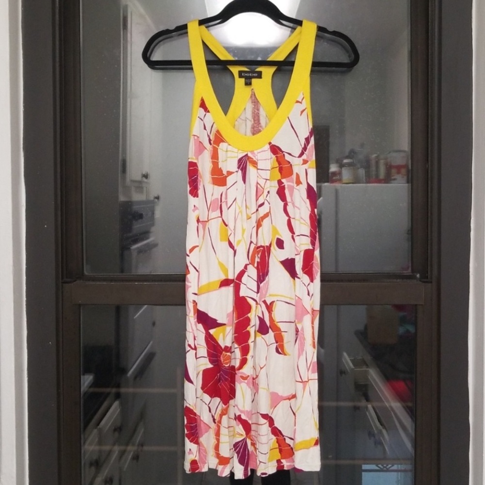 Bebe Racerback Floral Sundress